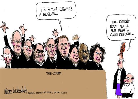 Luckovich cartoon: The court weighs in on Obama - oregonlive.com