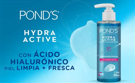 Ponds Limpiador Facial Hydra Active Ácido Hialurónico 200 Ml Amazon