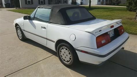 1991 Mercury Capri Xrs Turbo 1 6l For Sale