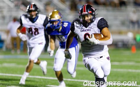 Football Churchill 19 Alamo Heights 7 Chargers Powers Pass Mules