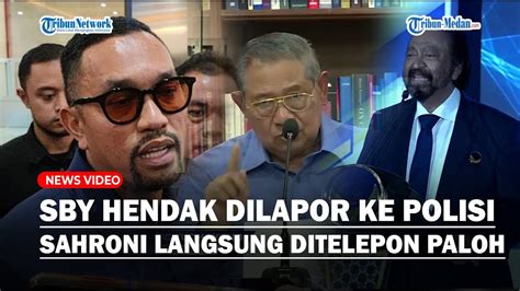 Panas Ahmad Sahroni Berniat Laporkan Sby Ke Polisi Usai Singgung Anies