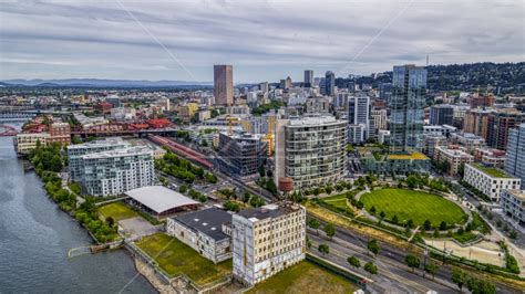 Pearl District Portland Aerial Stock Photos 1 Photo Axiom Images