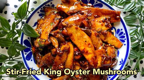 KING OYSTER MUSHROOM STIR FRY Su S Cookbook YouTube