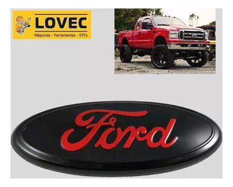 Emblema Grade Ford F250 F350 F4000 Americana Cor Preto Black Frete grátis