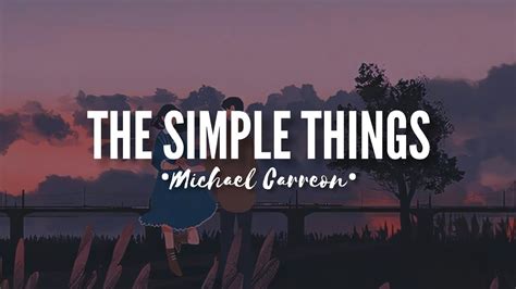 michael carreon  simple  lyrics chords chordify
