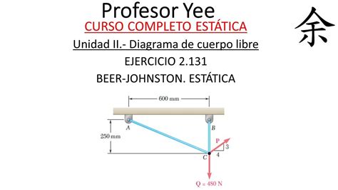 Ejercicio 2 131 Beer Johnston Estática YouTube