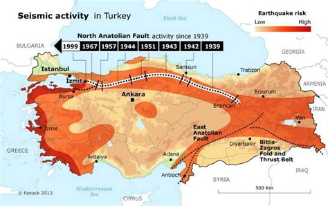 A Seismic Landscape Understanding The Earthquake Turkey Map Map