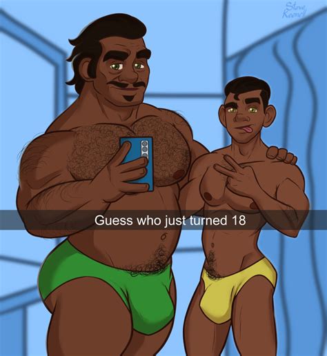 Rule 34 Big Bulge Bulge Cellphone Dark Skinned Male Dark Skin Dilf English Text Father And Son