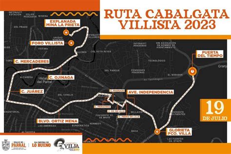 Invitan A Recibir A La Hist Rica Gran Cabalgata Villista En Parral La