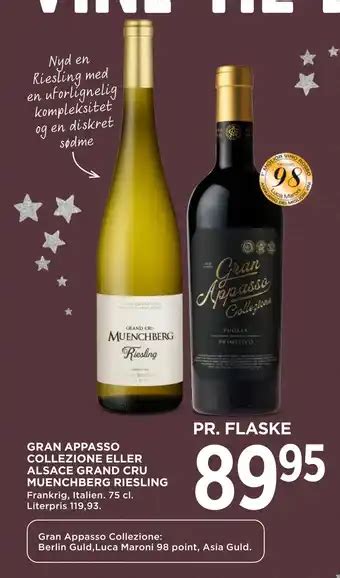 Gran Appasso Collezione Eller Alsace Grand Cru Muenchberg Riesling