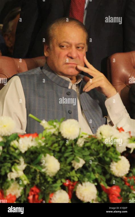 Pakistani Former Prime Minister Mian Mohammad Nawaz Sharif Addressing