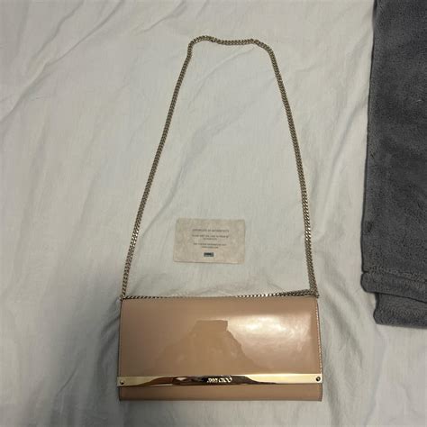 AUTHENTIC Jimmy Choo Nude Bag Never Worn Long Depop