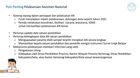 Info Rencana Pelaksanaan Asesmen Nasional 2022 Poin Penting Dan Jadwal Sinyanur My Id