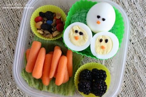 Bento Lunch Ideas Hardboiled Egg Chicks Grace And Good Eats