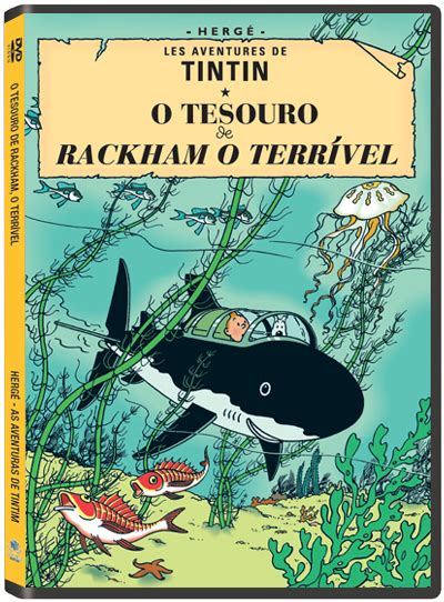 As Aventuras de Tintim O Tesouro de Rackham o Terrível Tintin DVD