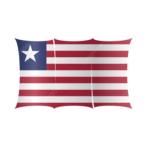 Liberia Flag Vector Liberia Flag Liberia Day Png And Vector With