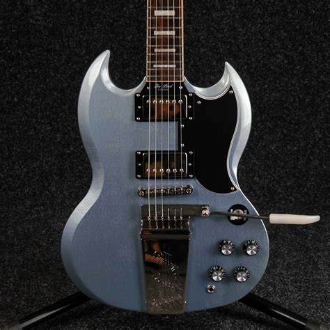 Epiphone Sg Custom Maestro Vibrola Pelham Blue 2nd Hand Rich