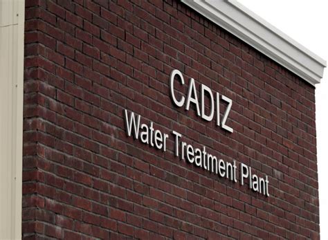 Cadiz Officials Working To Alleviate Water Taste And Smell Issues