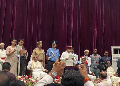 Lavanya Ballal Jain On Twitter Glimpse Of The Swearing In Ceremony Of