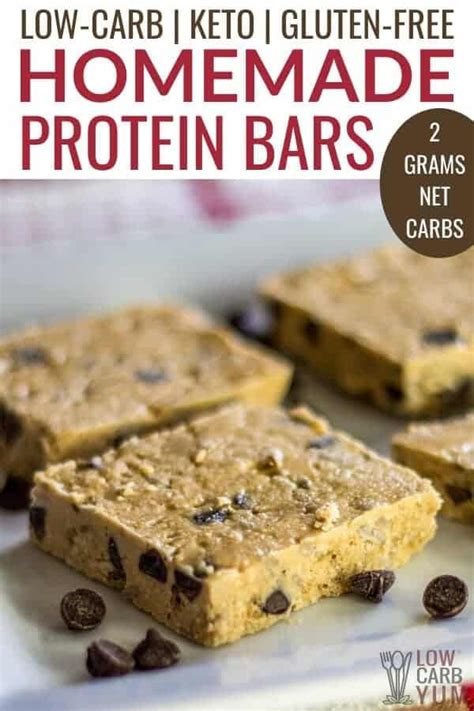 Homemade low carb protein bars recipe – Artofit