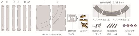 カトー 24 056 T TRAKモジュールボードキット コーナー Nゲージ タムタムオンラインショップ札幌店 通販 鉄道模型