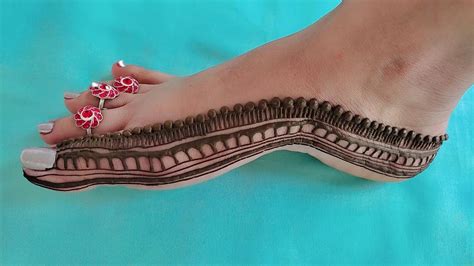 Latest Feet Mehndi Design New Feet Mehndi Design Pair Ki