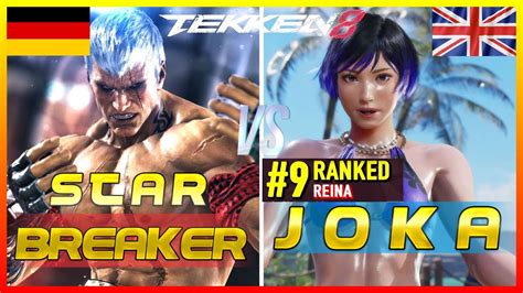 Tekken 8 Joka Reina Vs StarBreaker Bryan Player Matches YouTube