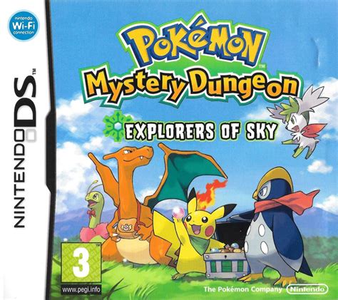 Pok Mon Mystery Dungeon Explorers Of Sky Cover Or Packaging Material