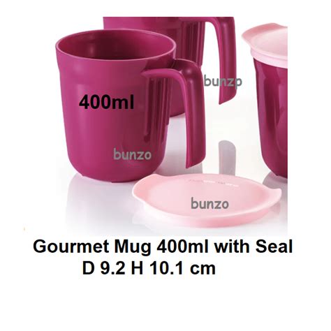 Tupperware Gourmet Mug 400ml 1pc Shopee Malaysia