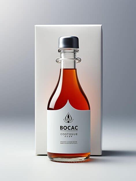 Premium Photo Photo Of Hot Sauce Bottle Elegant Droplet Design Glass PackagingSmal Blank Clean