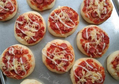 Resep Mini Pizza Empuk Dan Lembut Ulen Menit Oleh Bunda Melvy Sofia