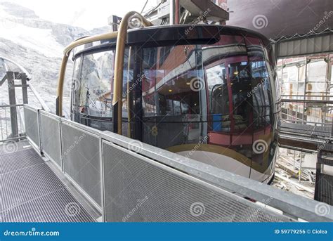 Cable Car To Mt Titlis, Switzerland Stock Photo - Image of crevasses ...