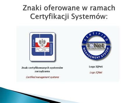 Ppt Akredytacja Certyfikacja I Rejestracja W Szj Powerpoint