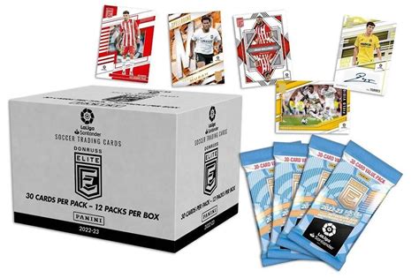 202223 Panini Donruss Elite Laliga Soccer Jumbo Value 12 Pack Box Da