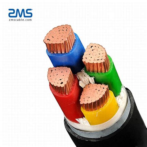 Multi Core Red Copper Wire Stranded Conductor Low Voltage Cable Pp Rope Filled Round Xlpe