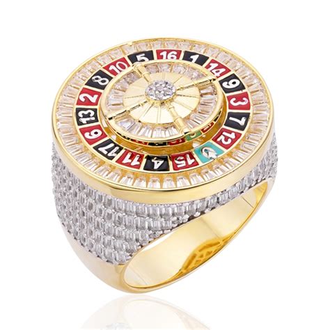 ANILLO RULETA COLOR ORO PLATA Joyeria Carletto