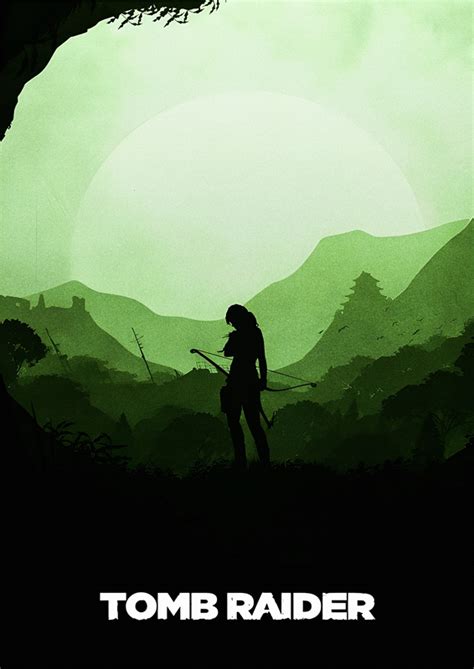 Tomb Raider Minimalist Poster Posters Prints By Perry Erin Printler