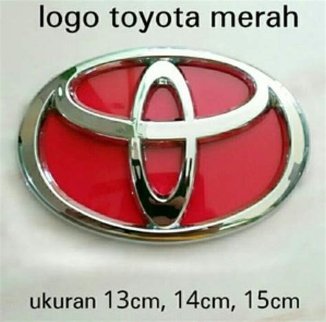 Jual Emblem Toyota Merah JDM Di Lapak Aneka Aksesoris Mobil Bukalapak