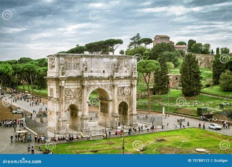 View From The Palatine Hill At The Papal Basilica In Rome Editorial