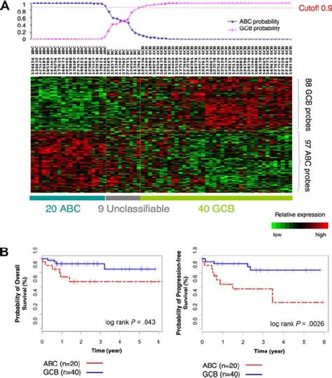 Abc Gcb Labels Of Our Dlbcls On The Basis Of The Gene Expression