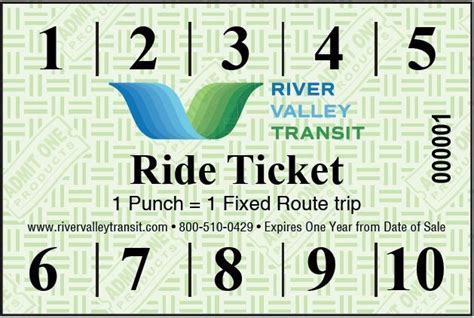 10-Ride Ticket Fixed Route | Estuary Transit District