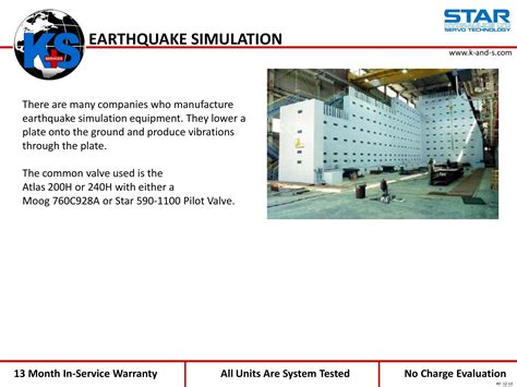 Earthquake Simulation | K+S Services, Inc.