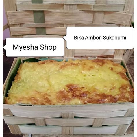 Jual Bika Ambon Besek Bambu Sukabumi Shopee Indonesia