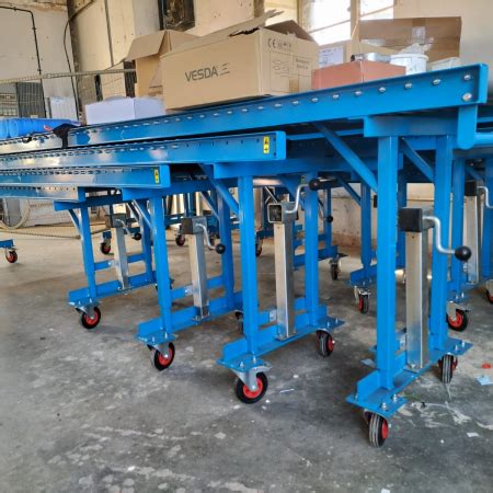 Telescopic Gravity Roller Conveyor Very Good Used Condition Albion