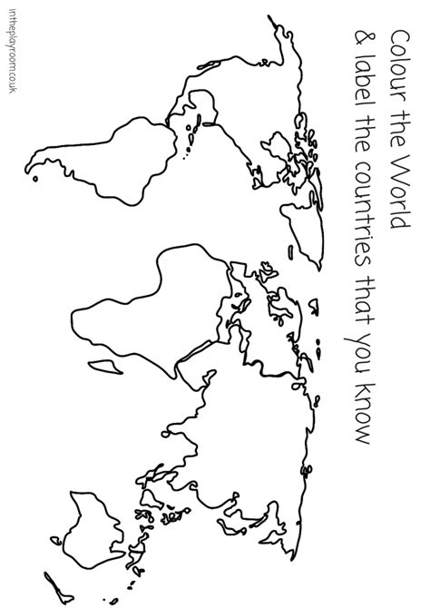 A-Z of Raising Global Citizens: Map Printables - In The Playroom