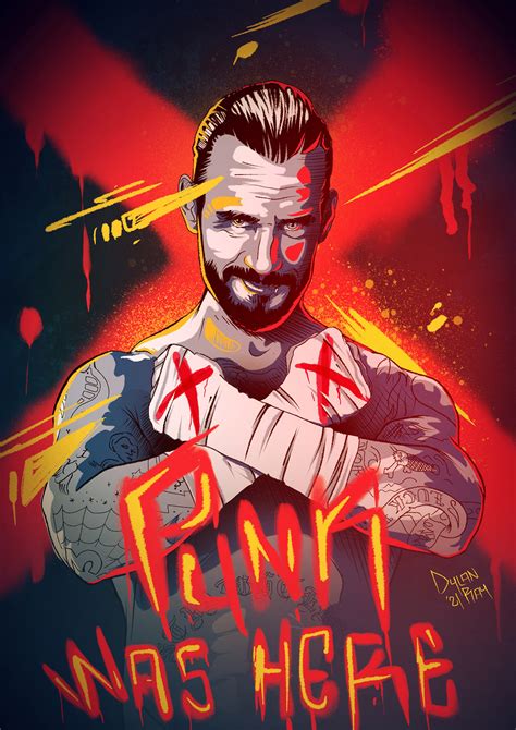 Cm Punk Illustration And Digital Art On Behance