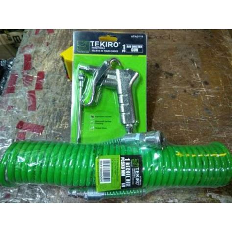 Jual PAKET AIR DUSTER TEKIRO SELANG RECOIL SPIRAL 6 MTR Shopee Indonesia