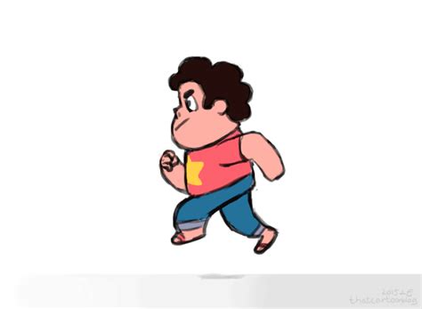 Via Giphy Running  Run Cycle Steven Universe Motion Graphics