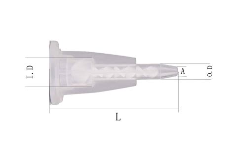 A2 Bayonet Static Epoxy Mixing Nozzle 332mm Length