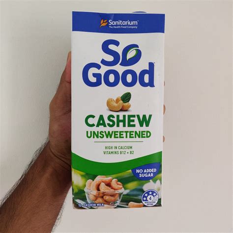 Sanitarium So Good Cashew Milk Unsweetened Reviews Abillion